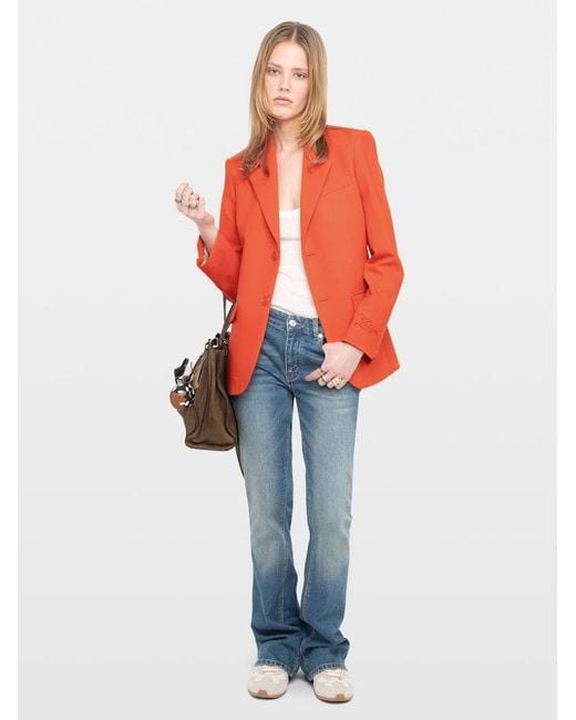 Zadig & Voltaire Orange Blazer Vanille