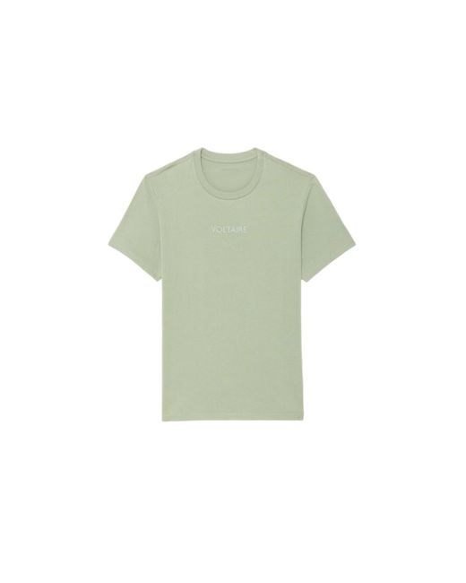Zadig & Voltaire Green Tommy T-Shirt for men