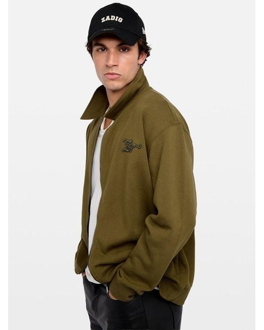 Zadig & Voltaire Green Sweatshirt Moyaz for men