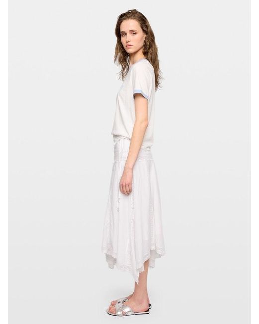 Zadig & Voltaire White Jetro Skirt