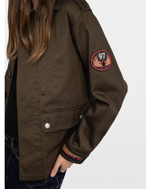 Zadig & Voltaire Green Kid Jacket