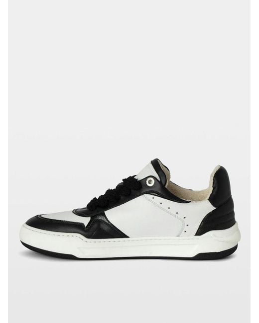 Zadig & Voltaire Black Low-Top Wings Trainers for men