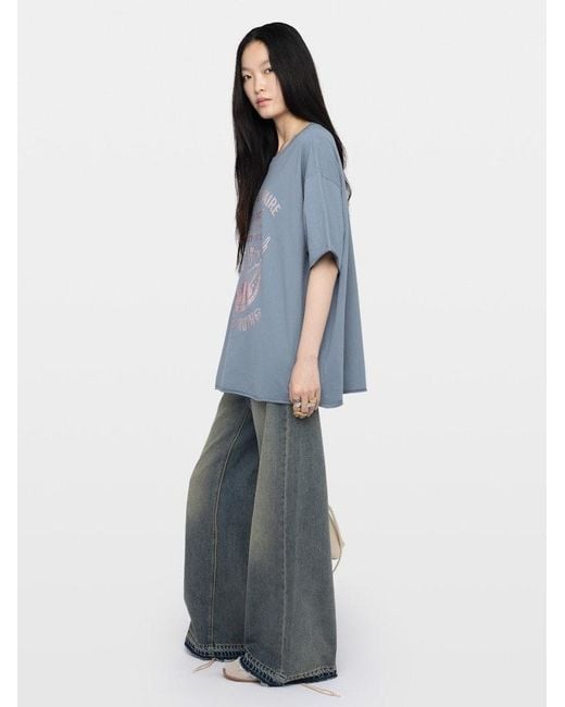 Zadig & Voltaire Blue T-Shirt Berry