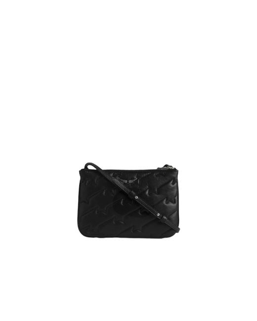 Zadig & Voltaire Black Quilted Duo Wings Zv Bag