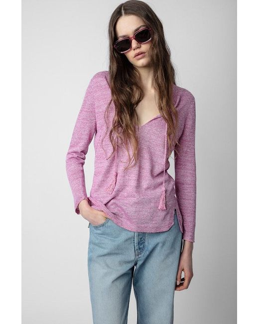 Zadig & Voltaire Pink Amber Li Sweater