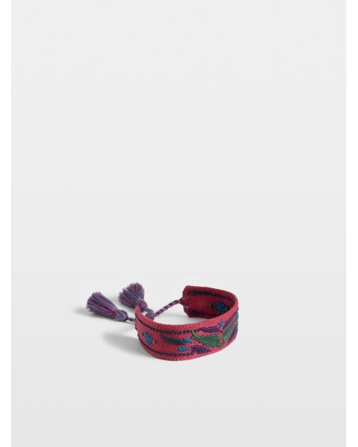 Zadig & Voltaire Purple Zadig Wings Woven Bracelet