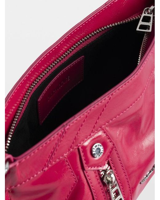 Zadig & Voltaire Pink Sunny Mood Vintage Patent Bag