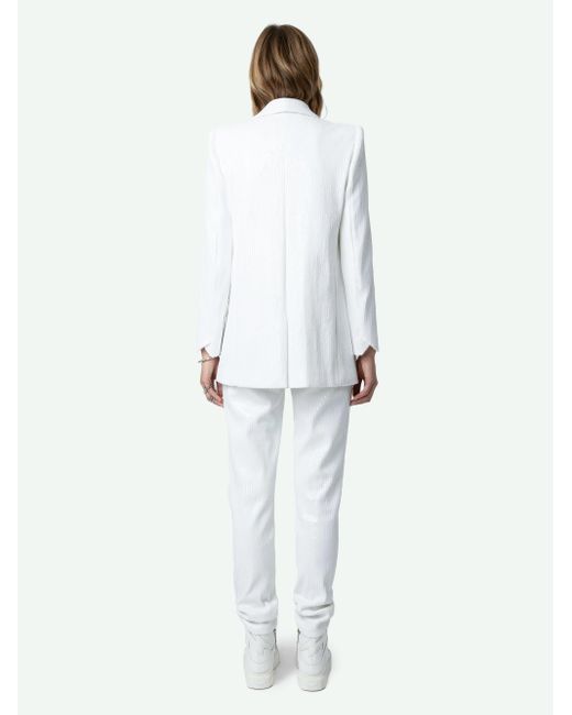 Blazer vive sequins Zadig & Voltaire en coloris White