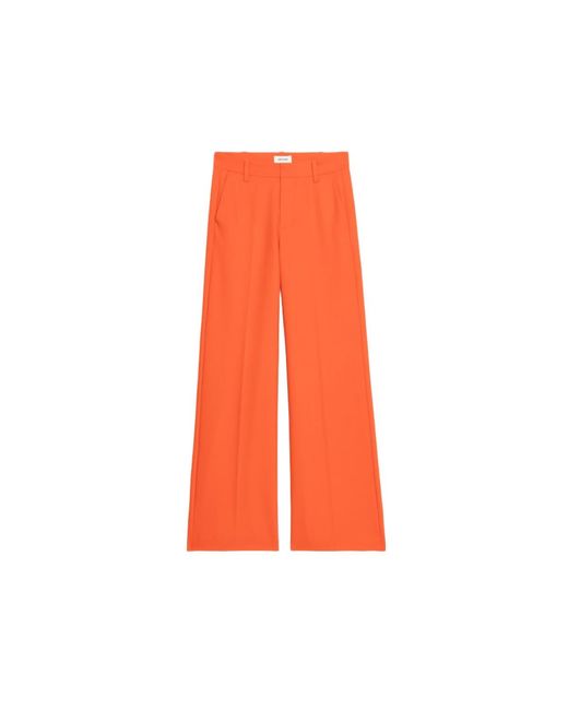 Zadig & Voltaire Orange Trousers Panol