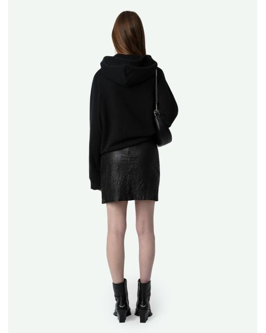 Zadig & Voltaire Black Georgy Diamante Wings Sweatshirt