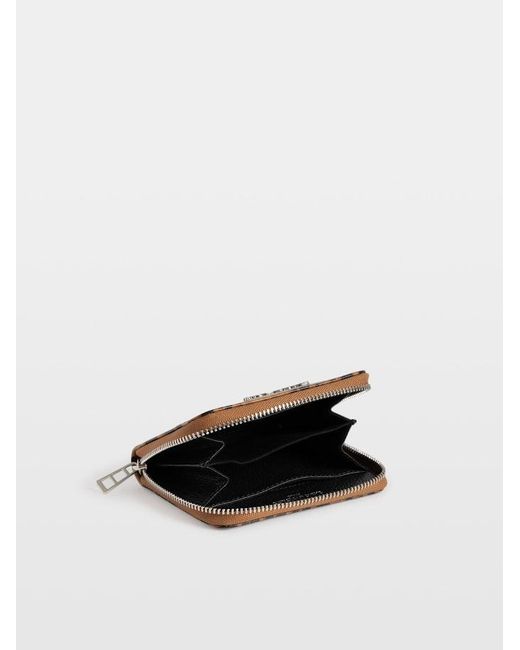 Zadig & Voltaire Brown Mini Zv Coin Purse