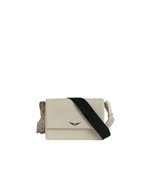 Zadig & Voltaire White Lolita Wings Bag