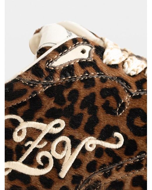 Zadig & Voltaire Brown Zv Dance Leo Pony Trainers