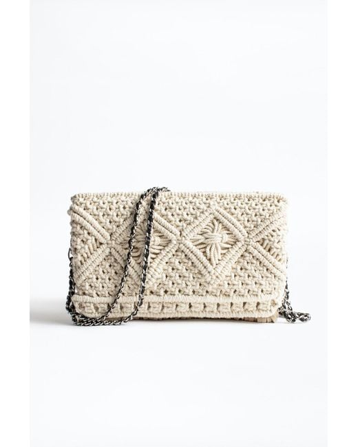 Pochette Rock Macrame Zadig & Voltaire | Lyst