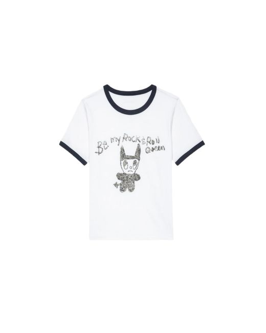Zadig & Voltaire Blue Woos T-Shirt