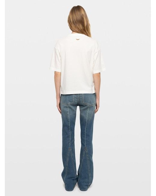 Zadig & Voltaire White Taida T-Shirt