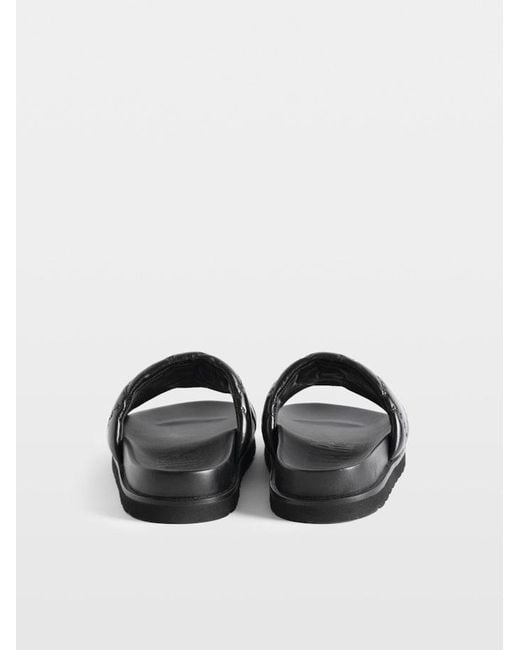 Zadig & Voltaire Black Mules Teddy Bare Vintage