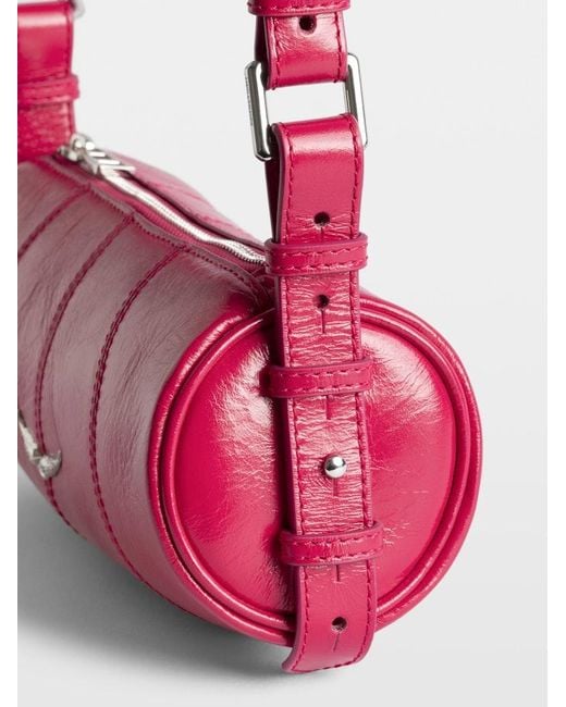 Zadig & Voltaire Pink Le Roudoudou Vintage Patent Bag