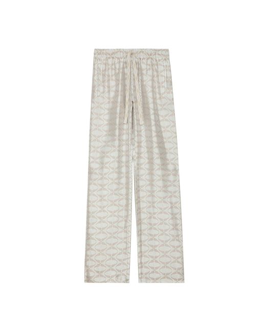 Zadig & Voltaire Gray Hose Pomy Wings Jacquard