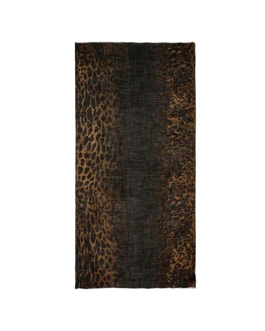 Zadig & Voltaire Brown Judy Leopard Scarf