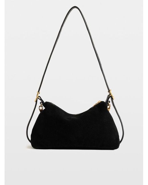 Zadig & Voltaire Black Jim Mini Suede Bag
