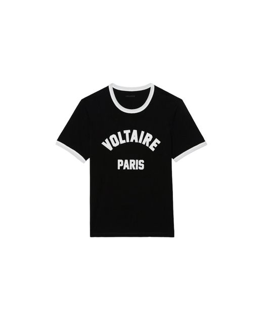 Zadig & Voltaire Black Woody T-Shirt for men