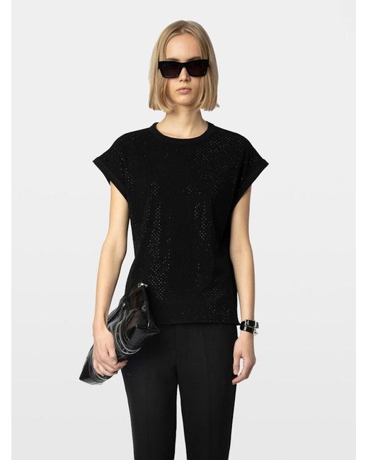 Zadig & Voltaire Black Cloe Tank Top