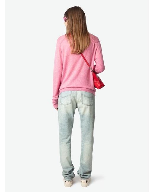 Zadig & Voltaire Multicolor Rivy Jumper 100% Cashmere