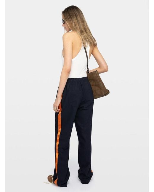 Zadig & Voltaire Blue Poma Trousers