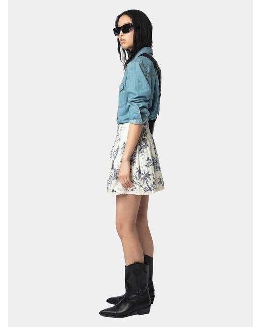 Zadig & Voltaire Blue Thelma Denim Shirt
