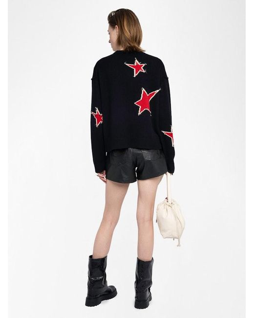 Zadig & Voltaire Black Markuz Jumper 100% Cashmere