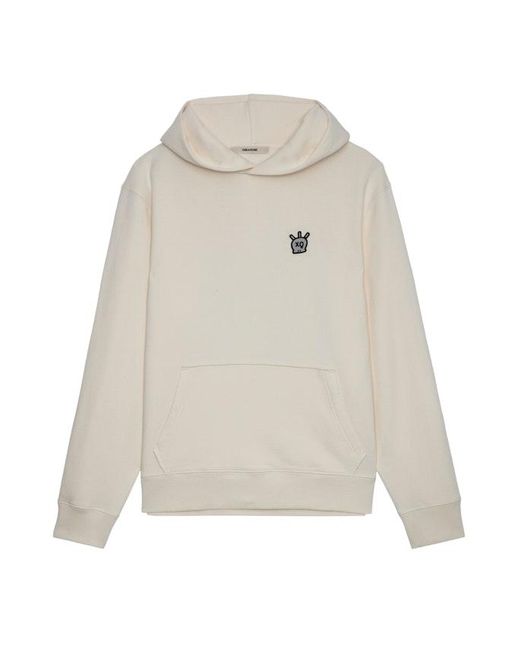 Zadig & Voltaire White Sanchi Sweatshirt for men