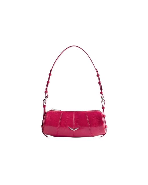 Zadig & Voltaire Pink Le Roudoudou Vintage Patent Bag
