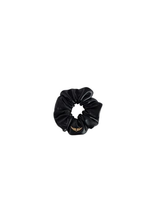 Zadig & Voltaire Black Scrunchie Hair Tie