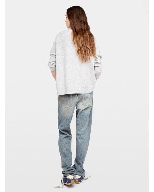 Zadig & Voltaire Gray Mikyz Jumper 100% Cashmere