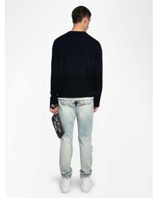 Zadig & Voltaire Pullover Marko in Blue für Herren