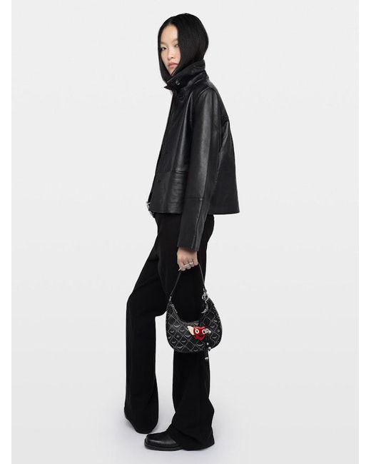 Zadig & Voltaire Black Z Night Out Monogram Bag