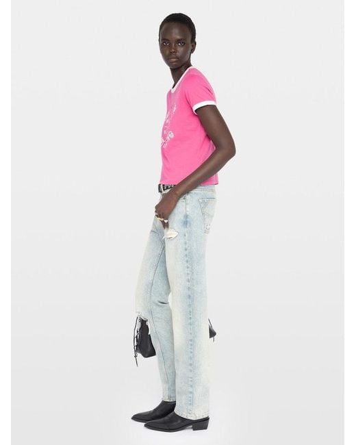 Zadig & Voltaire Pink T-Shirt Woos