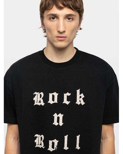 Zadig & Voltaire Black Teddy T-Shirt for men
