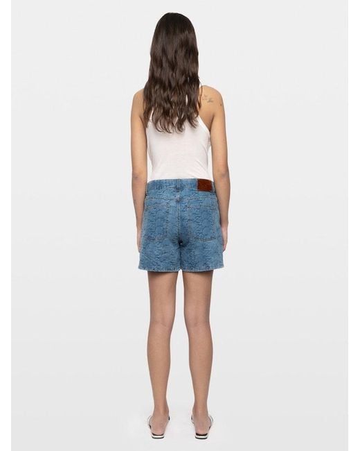 Zadig & Voltaire Blue Sadys Shorts