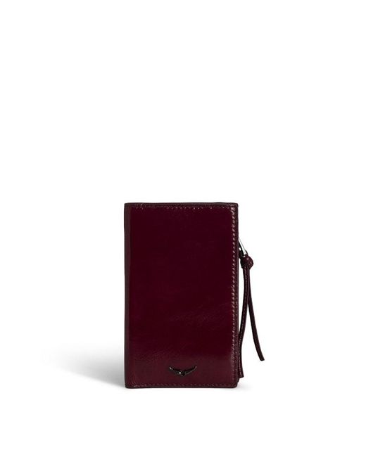 Tarjetero Compact Eternal Zadig & Voltaire de color Purple