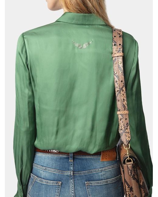 Zadig & Voltaire Green Thely Shirt