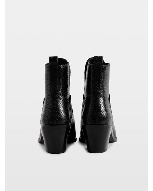 Zadig & Voltaire Black Tyler Soft Wild Ankle Boots