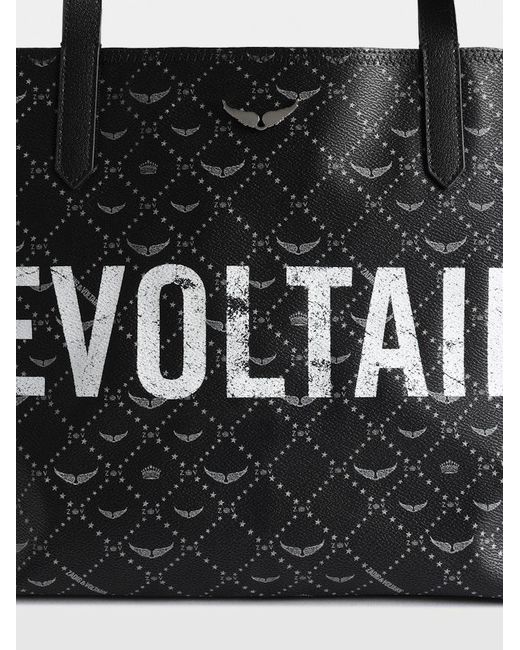 Zadig & Voltaire Black Bag Z Shopper Xl Revoltaire