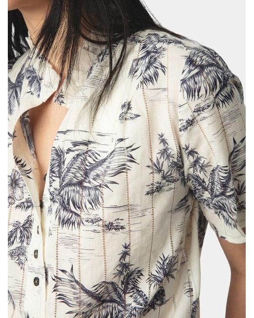 Zadig & Voltaire White Top Topher