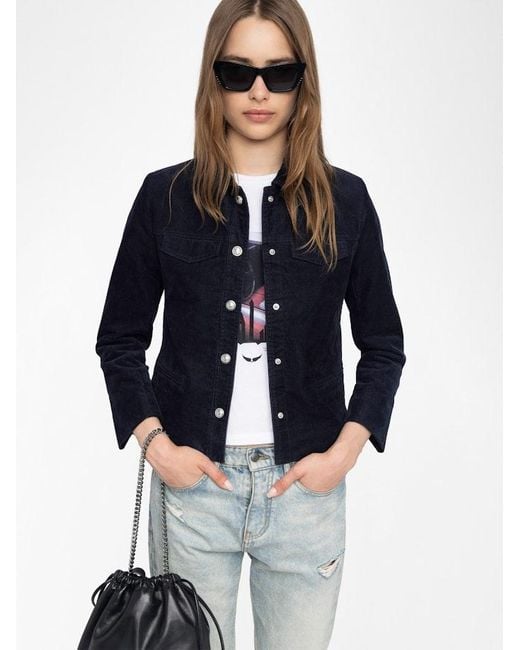 Zadig & Voltaire Blue Liam Jacket