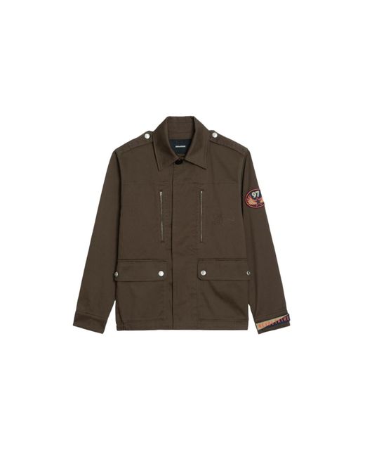 Zadig & Voltaire Green Kid Jacket