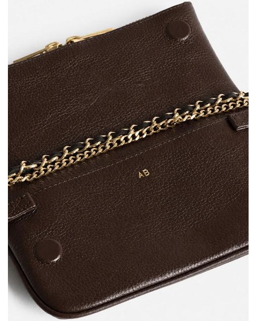 Zadig & Voltaire Brown Rock Mini Clutch