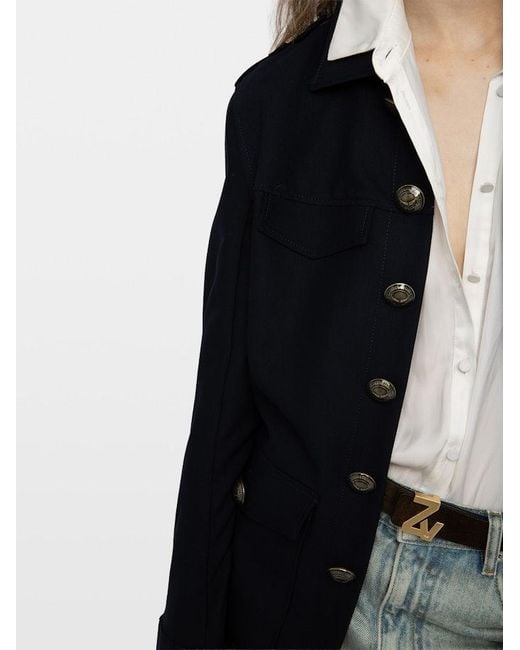 Zadig & Voltaire Blue Veraman Blazer