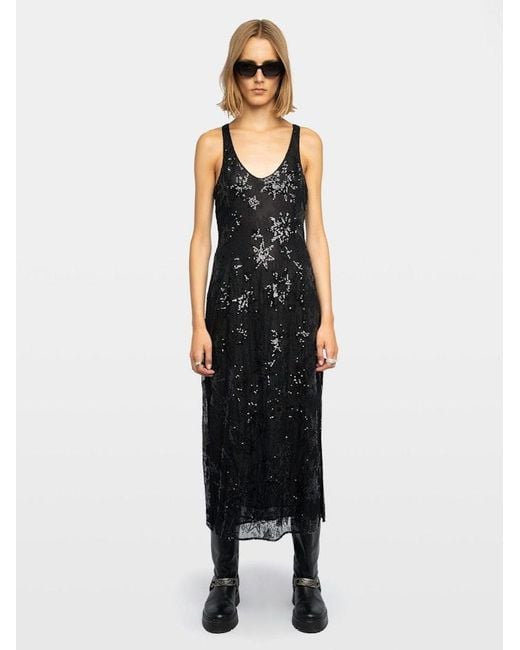 zadig and voltaire sequin dress NWT Zadig & Voltaire Roysse Sequin Silk Trim Mini Dress